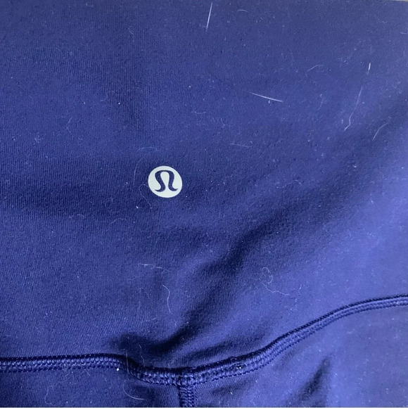 Lululemon Blue Mesh Panel Wunder Under Leggings  6 - Picture 5 of 11